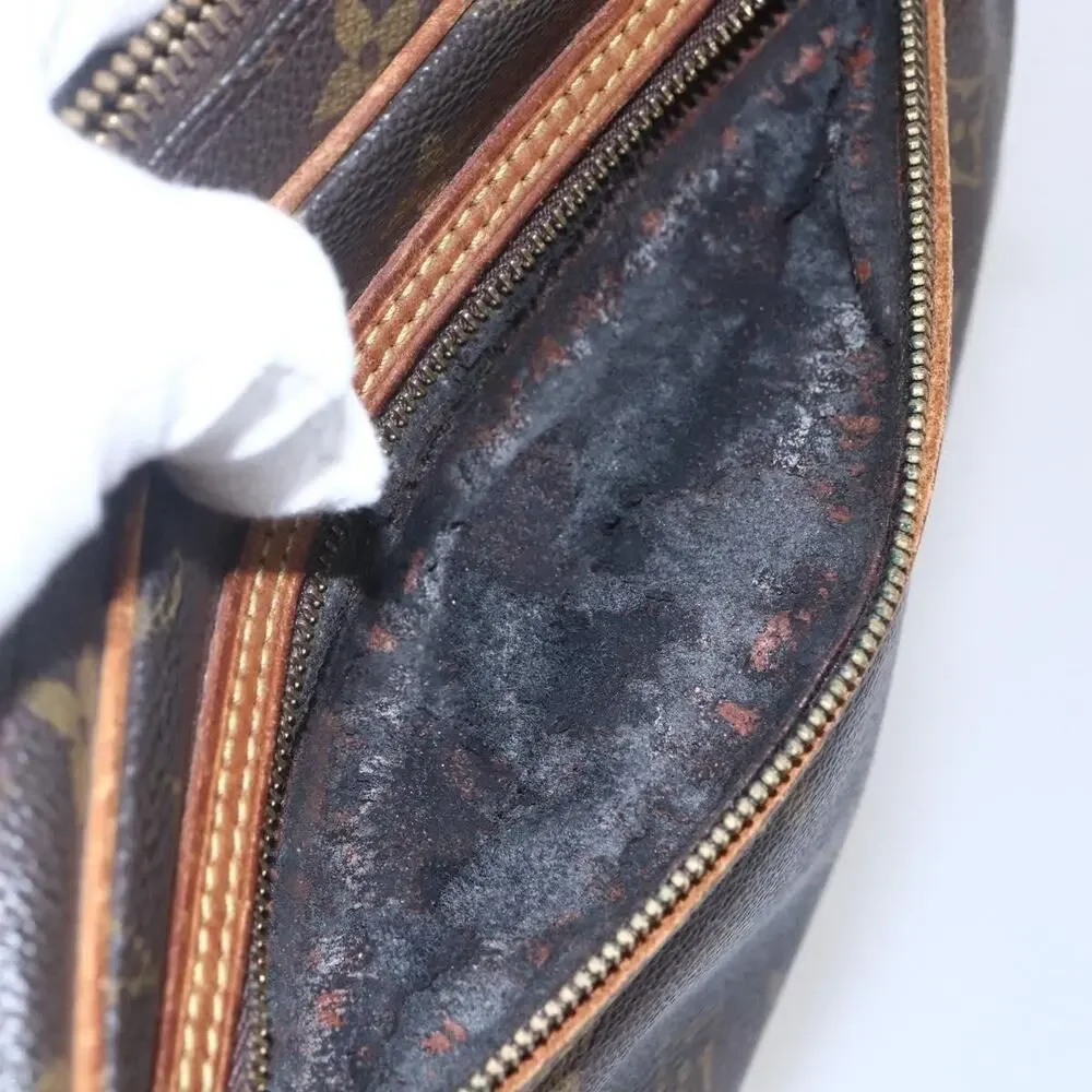 Louis Vuitton Monogram Marly Dragonne GM Clutch Bag Brown